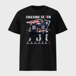 Drake Maye Tom Brady Chasing Se7en Patriots Shirt