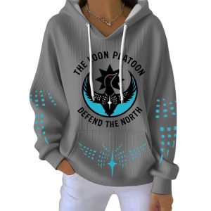 Womens The Loon Platoon Rebel Alliance Abolish Ice Hoodie2