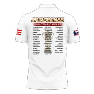 2026 Cangrejeros Campeon de la LBPRC Polo Shirt2