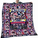 Go Pats Patriots Winners 2025-2026 Fleece Blanket