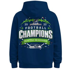 Seahawks 2025 NFC Champions Hoodie2