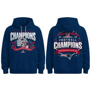 2025 Patriots AFC Champions Hoodie