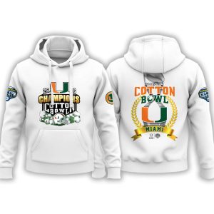 2026 Miami Cotton Bowl Champions Hoodie3