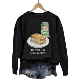 Womens Retro Do You Like Tuna Melts Sweatshirt3