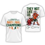 Hurricanes National Champions 2026 They Not Like Us Shirt