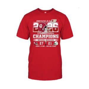 Congrats Hoosiers CFP National Champs Undefeated 16 0 Two Sided Shirt1