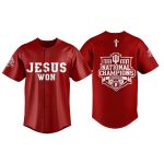 Indiana Hoosiers Jesus Won 2026 National Champions Jersey