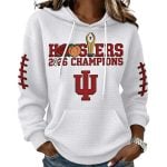 Indiana Hoosiers WE ARE CHAMPIONS 2026 Waffle Hoodie