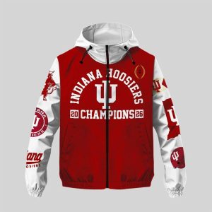 Indiana Hoosiers 2026 CFP National Champions 3D Windbreaker1
