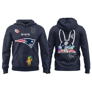 2026 Patriots x Bad Bunny Super Bowl Hoodie2