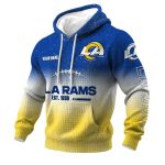 LA Rams Est 1936 Waffle Hoodie