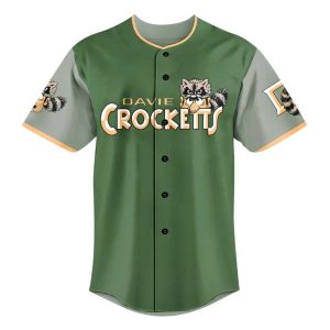 Davie Crocketts Pay Tribute To Davy Crockett Baseball Jersey