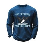 Men's Minnesota Loon Salt the Streets Get ICE Out Waffle Long Sleeve T-Shirt
