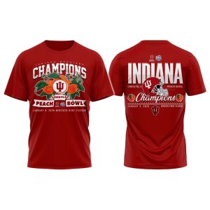 2026 Indiana Football CFP Peach Bowl Champions Shirt