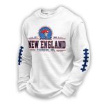 New England Est 1960 Football Waffle Sweatshirt