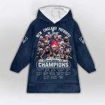 New England Football SB LX Champions Blanket Hoodie