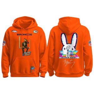 Broncos Bad Bunny Benito Bowl 2026 Hoodie