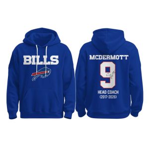 2026 Thank You Sean McDermoty Bills Hoodie
