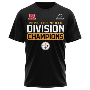 Steelers 2025 AFC North Champions Shirt1