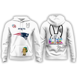 2026 Patriots x Bad Bunny Super Bowl Hoodie4