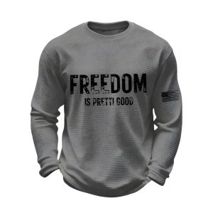 Mens Freedom Is Pretti Good Minneapolis Resist Waffle Shirt3