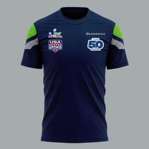 Seahawks USA 250 Super Bowl 2026 Shirt 1