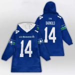Sam Darnold 14 Seahawks SB LX Blanket Hoodie