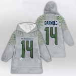 Sam Darnold 14 Seahawks SB LX Rivalries Blanket Hoodie