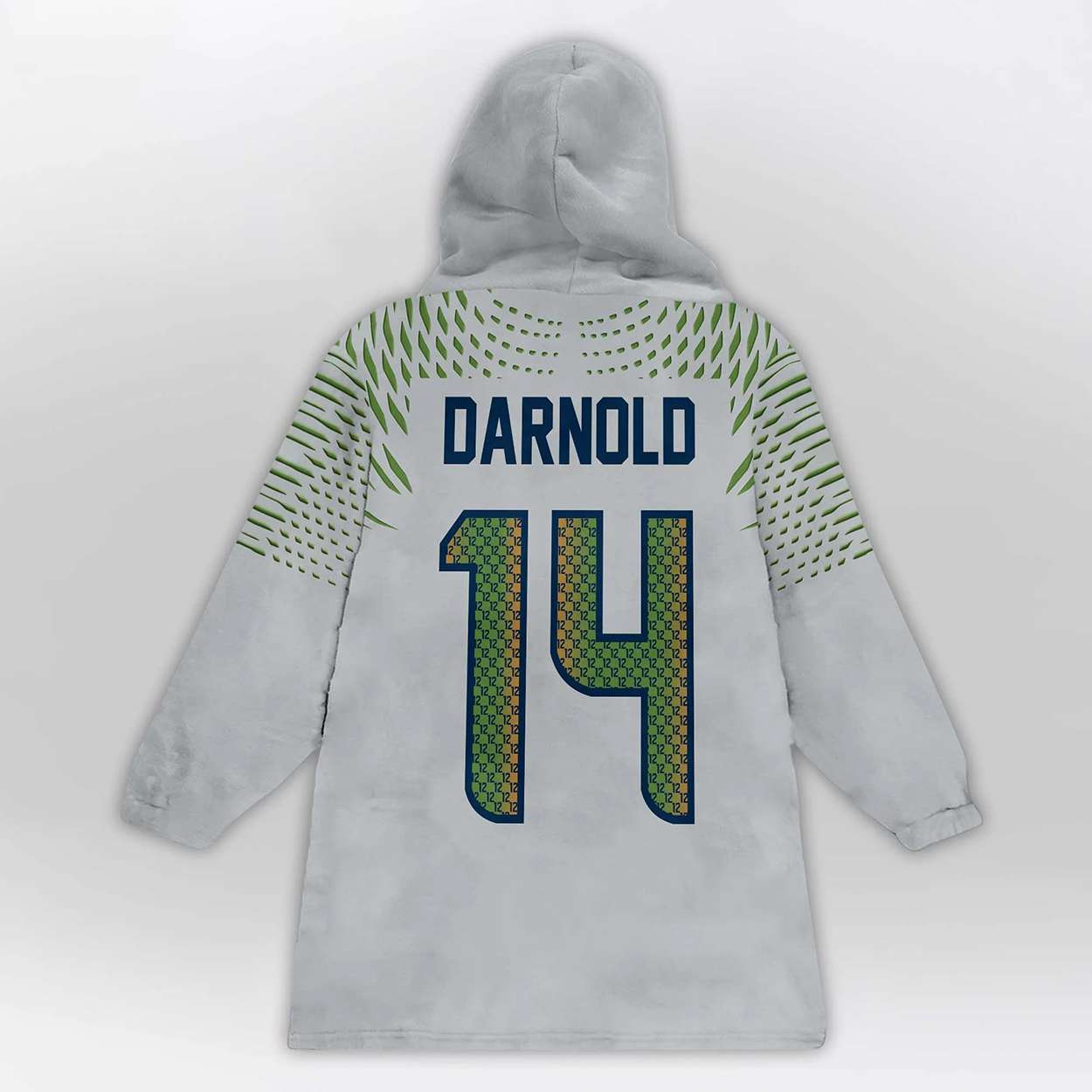 Sam Darnold 14 Seahawks SB LX Rivalries Blanket Hoodie Sam Darnold 14 Seahawks SB LX Rivalries Blanket Hoodie