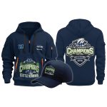 Seahawks 2025 NFC Conference Champions Quarter Zip Hoodie