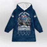 Seattle Football SB LX Champions Blanket Hoodie