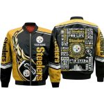 Steelers Now And Forever For Life Bomber Jacket