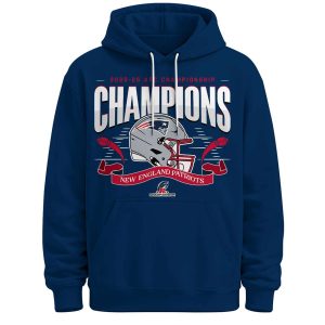 2025 Patriots AFC Champions Hoodie1