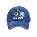 Unisex Minnesota Laser Loon ICE OUT Design Print Hat