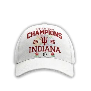 IU Football 2026 National Champions Printed Casual Hat1
