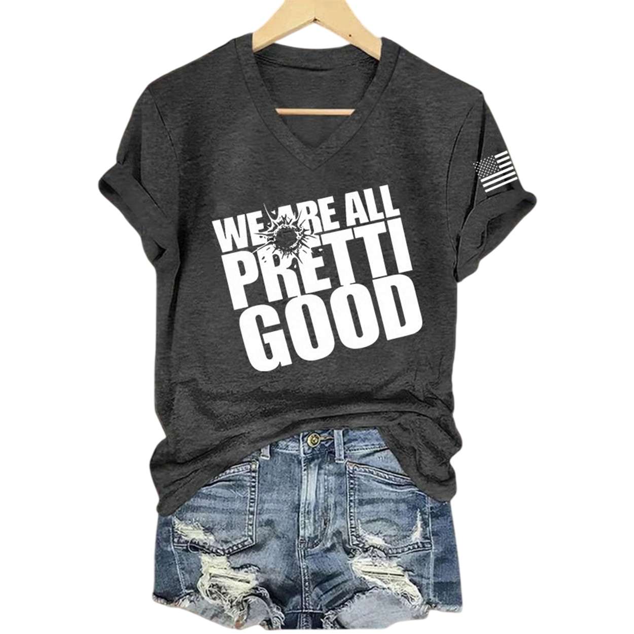 Women’s WE ARE ALL PRETTI GOOD Print T-shirt Women’s WE ARE ALL PRETTI GOOD Print T-shirt