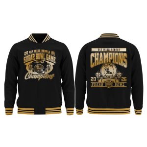 Ole Miss 2026 Allstate Sugar Bowl Champions Bomber Jacket1