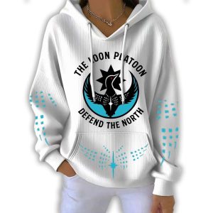 Womens The Loon Platoon Rebel Alliance Abolish Ice Hoodie3