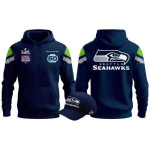 Seahawks Super Bowl LX USA 250 Hoodie