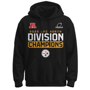 2025 Steelers AFC North Champions Hoodie 1 2025 Steelers AFC North Champions Hoodie1