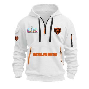 Bears SBowl 2026 Hoodie Half Zipper