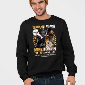 Steelers Thank You Coach Mike Tomlin 19 Seasons 2007 2025 Shirt 4