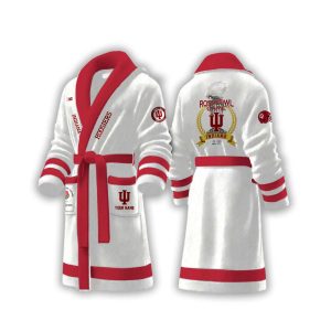 2026 Indiana Rose Bowl Champions Fleece Bathrobe1