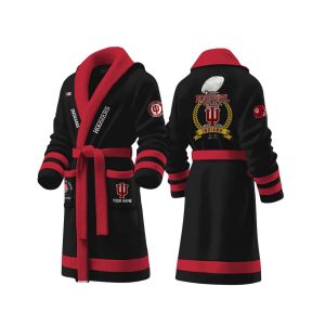 2026 Indiana Rose Bowl Champions Fleece Bathrobe2