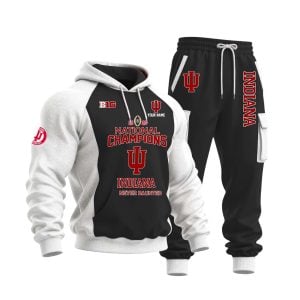 2026 Indiana Football CFP National Champions Hoodie Set2