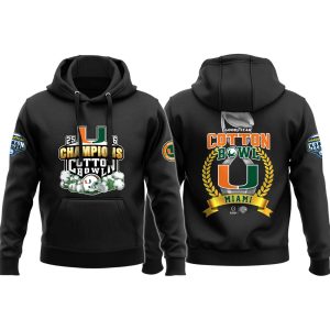 2026 Miami Cotton Bowl Champions Hoodie2