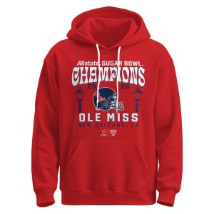 2026 Ole Miss Rebels Sugar Bowl Champions Hoodie1