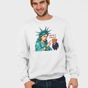 Statue Of Liberty Quiet Piggy Trump Shirt 5