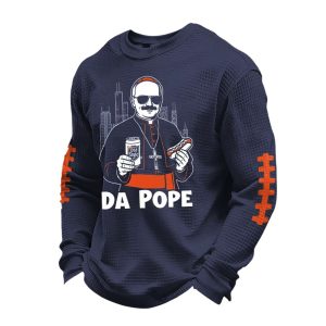 Bears Da Pope Waffle Long Sleeve T Shirt2