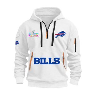 Bills SBowl 2026 Hoodie Half Zipper